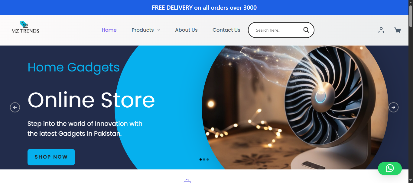 MZ Trends - Web Development, SEO, Graphic Design Project Screenshot